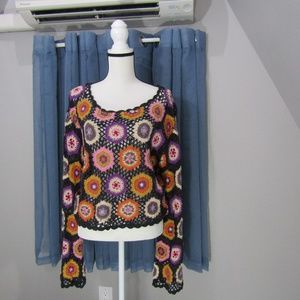 ZARA CROCHET KNIT TOP!